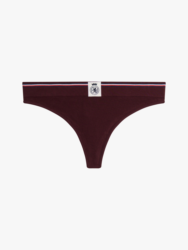 Rosu Thong Cu Logo TH Crest  Femei