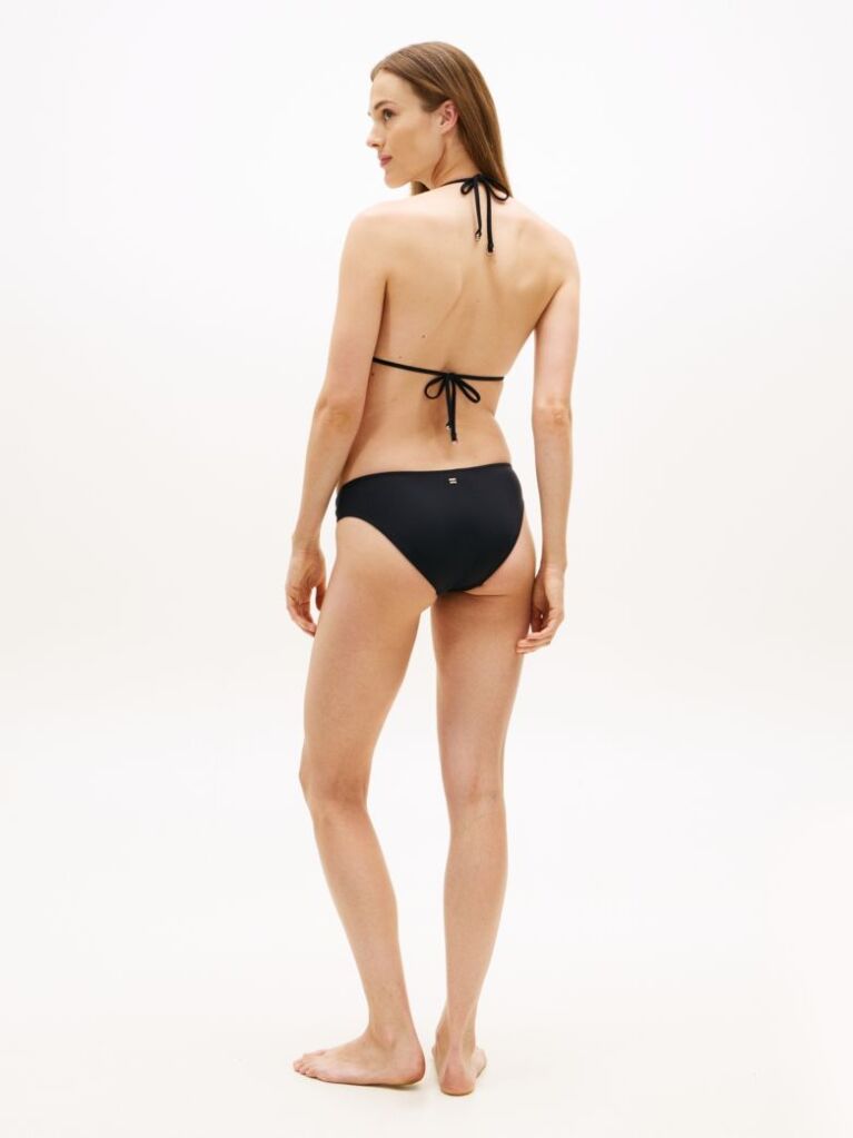 Negru Slip Clasic Slim Cu Inel Cu Model Tortoiseshell  Femei