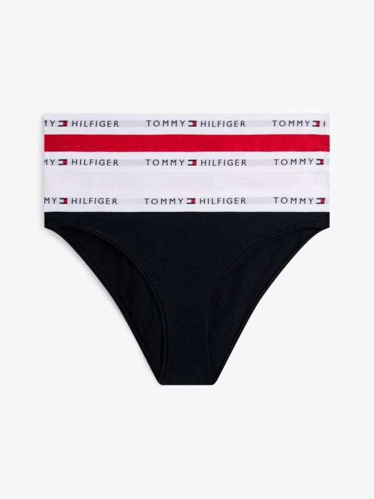 Multi Essential 3-Pack Repeat Logo Waistband Briefs  Women