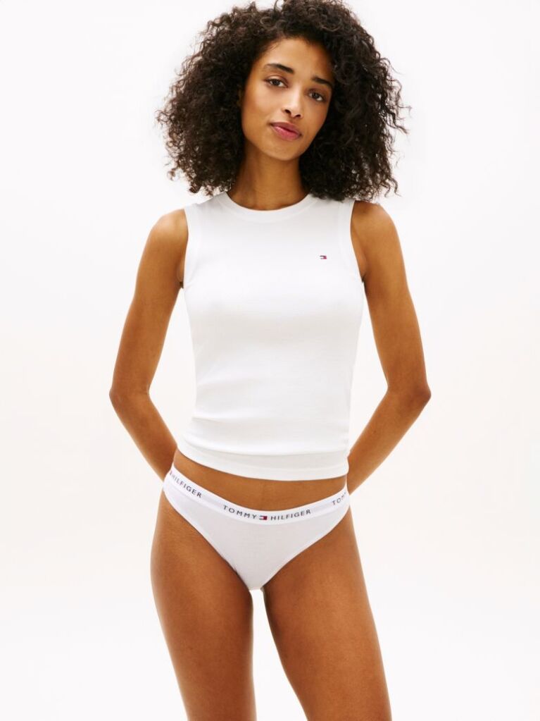 Multi Essential 3-Pack Repeat Logo Waistband Thongs  Women