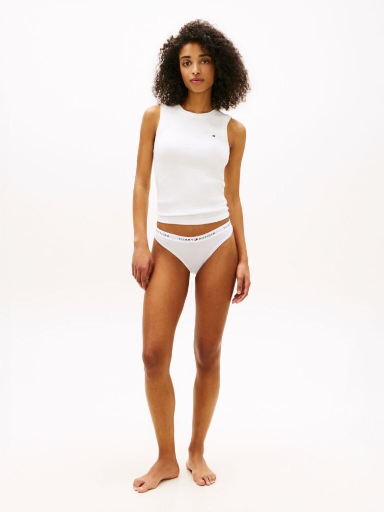 Multi Essential 3-Pack Repeat Logo Waistband Thongs  Women