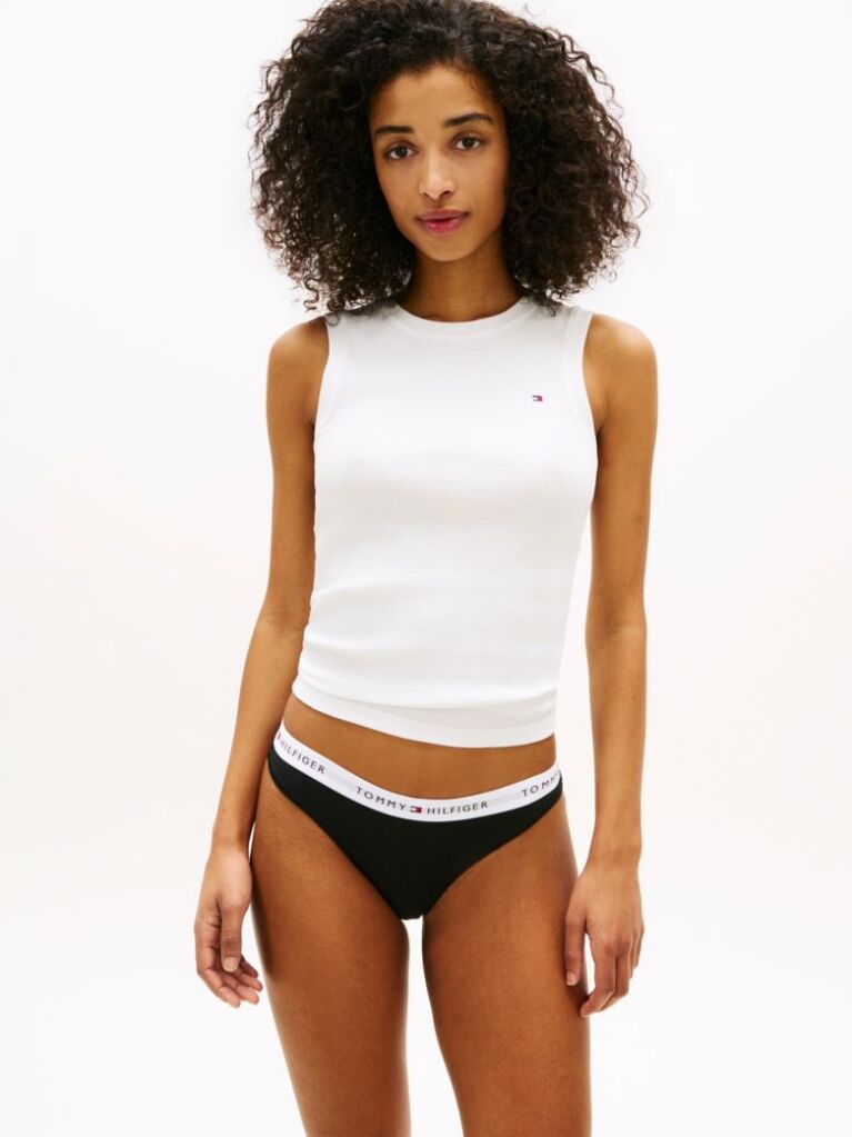 Multi Essential 3-Pack Repeat Logo Waistband Thongs  Women
