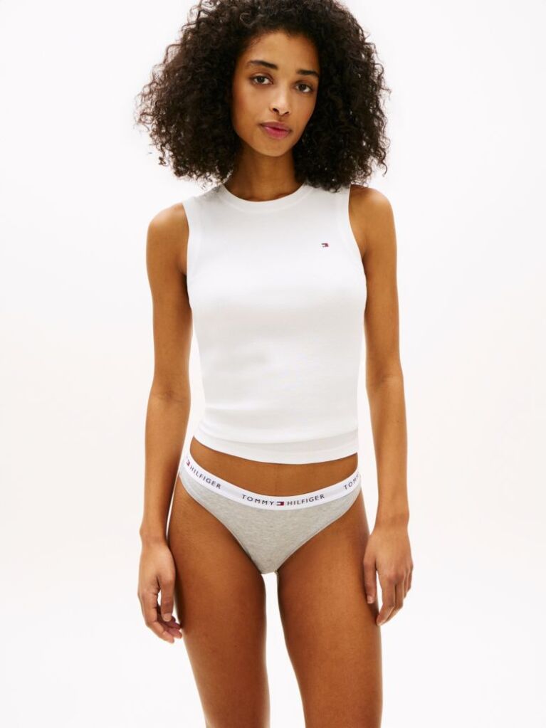 Multi Essential 3-Pack Repeat Logo Waistband Thongs  Women