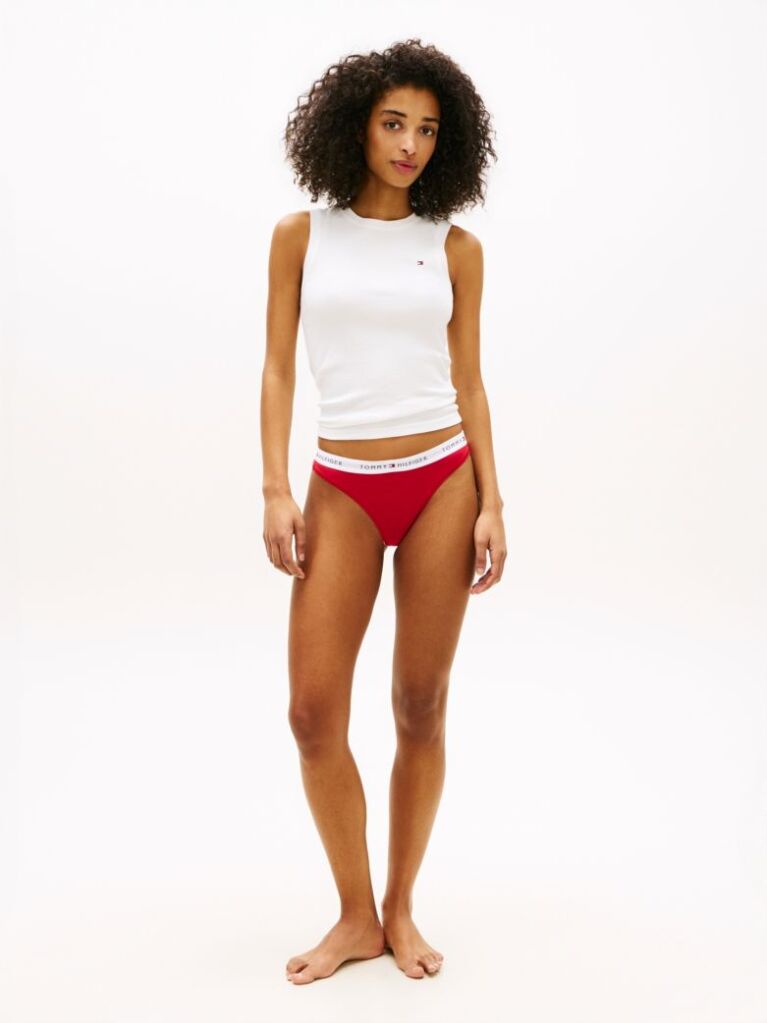 Multi Essential 3-Pack Repeat Logo Waistband Thongs  Women