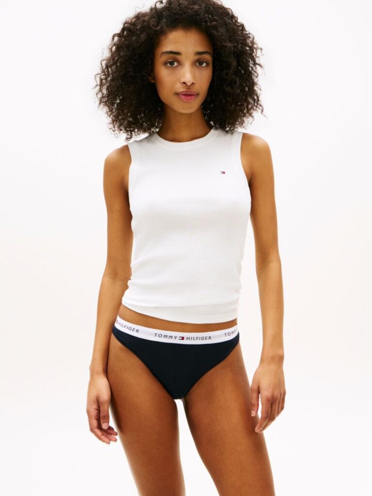 Multi Essential 3-Pack Repeat Logo Waistband Thongs  Women