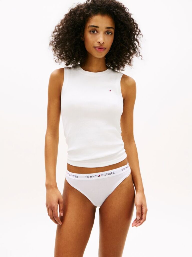 Multi Essential 3-Pack Repeat Logo Waistband Thongs  Women