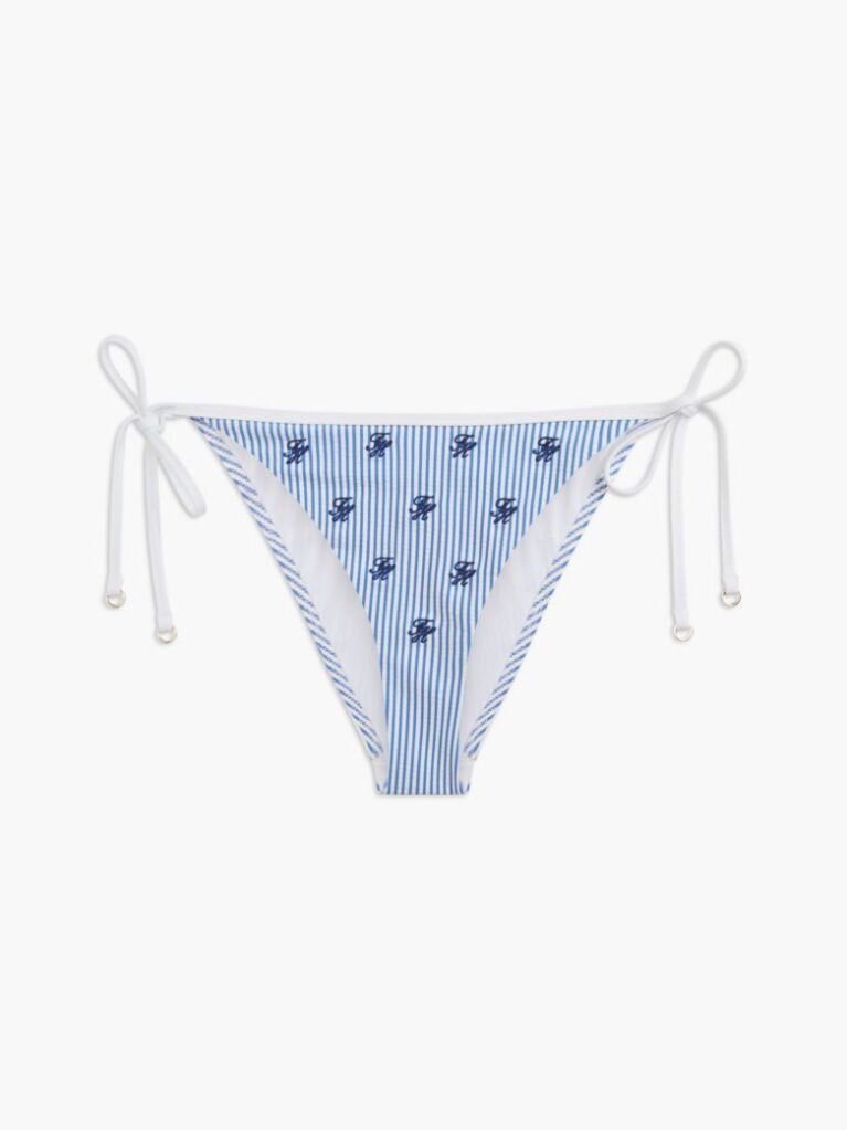 Multi Bikini Cu Snur Lateral Si Broderie Cu Logo  Femei