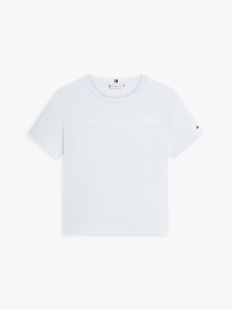Blue Tricou Cu Logo Si Guler Rotund  Femei