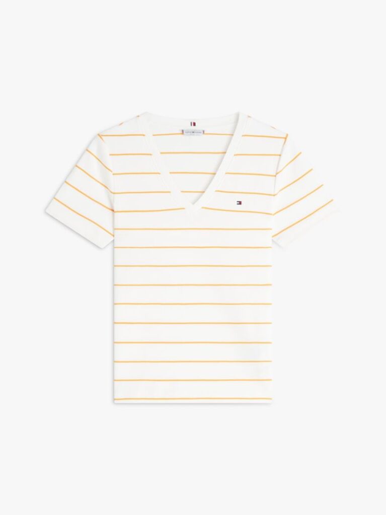 Multi Tricou Slim Fit Tricotat Cu Guler In V  Femei