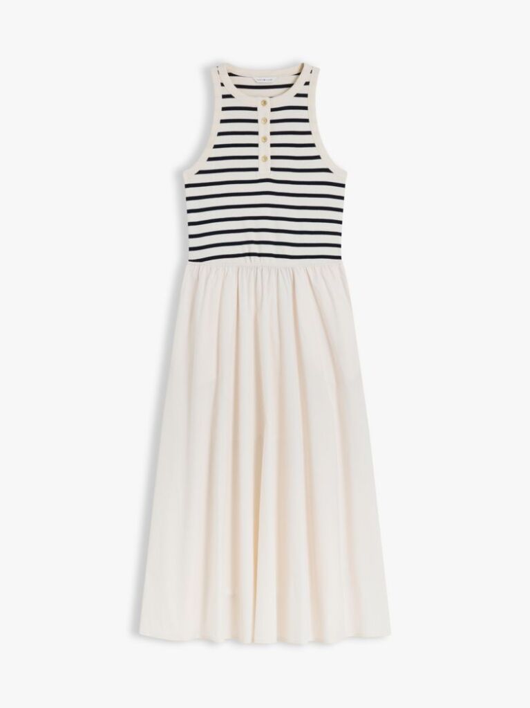 Multi Rochie Maxi Fara Maneci Cu Nasturi Aurii  Femei
