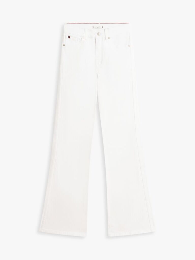 Alb Mid Rise Flared White Jeans  Femei