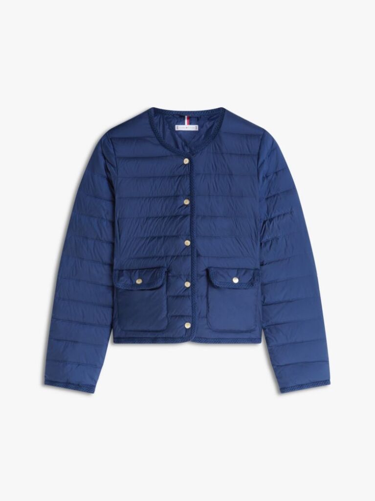 Blue Jacheta Subtire Hidrofuga Cu Croiala Slim  Femei