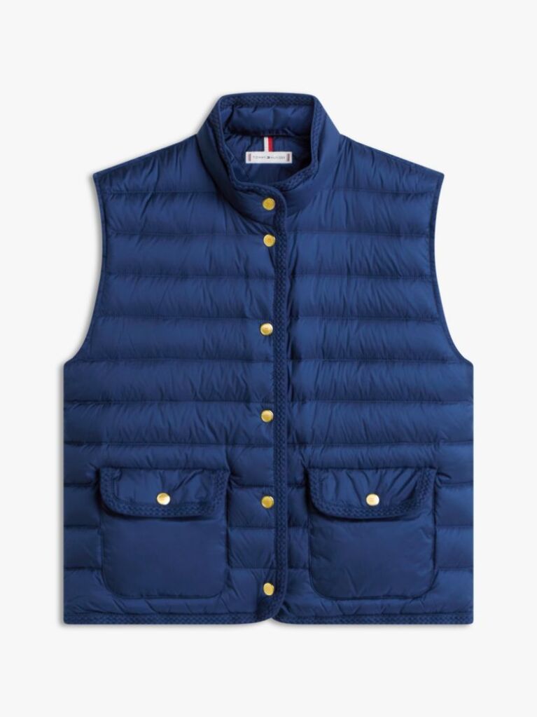 Blue Vesta Usoara Din Puf Cu Croiala Slim  Femei