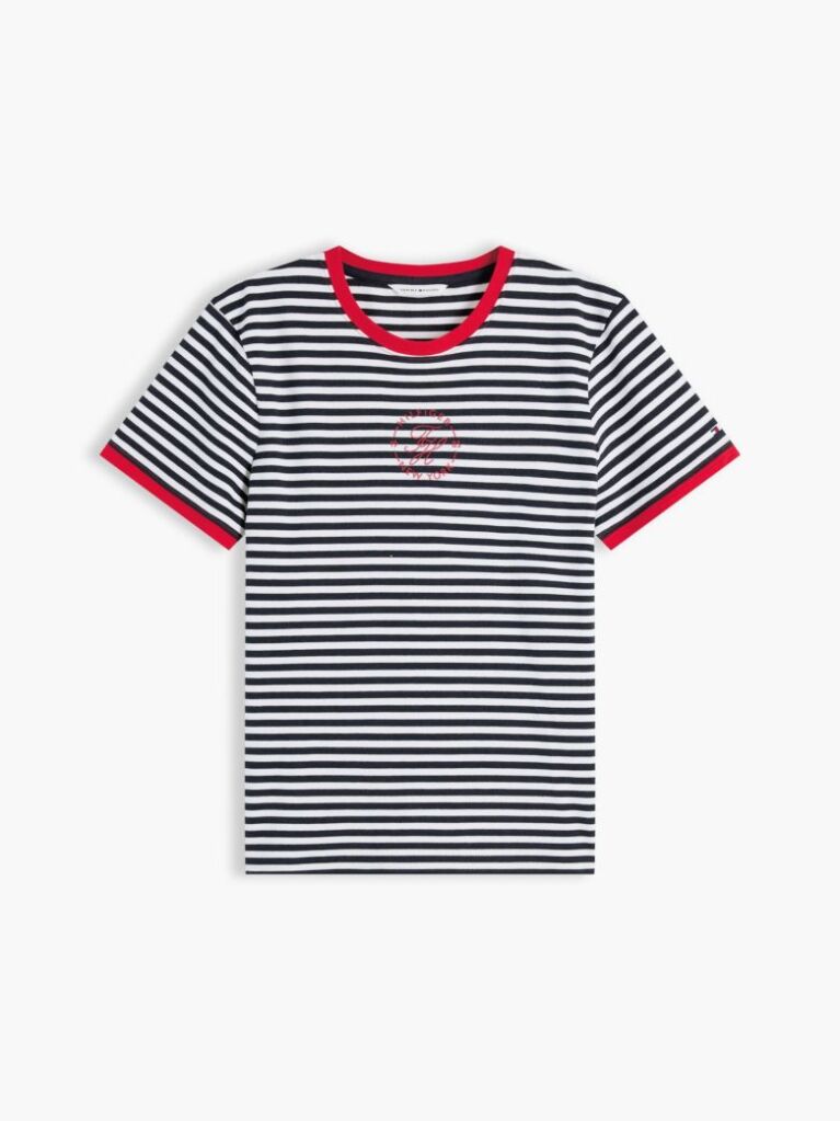 Multi Tricou Cu Guler Rotund Si Logo Brodat  Femei