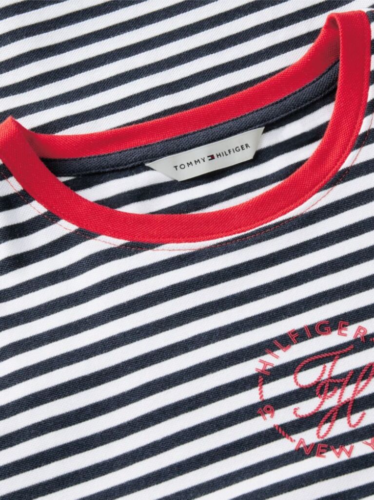 Multi Tricou Cu Guler Rotund Si Logo Brodat  Femei