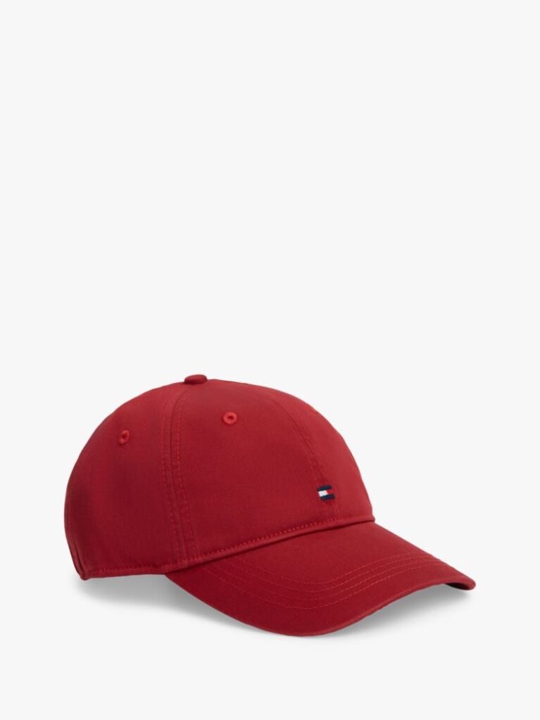 Rosu Sapca De Baseball Cu Broderie Si Steagul Hilfiger  Barbati