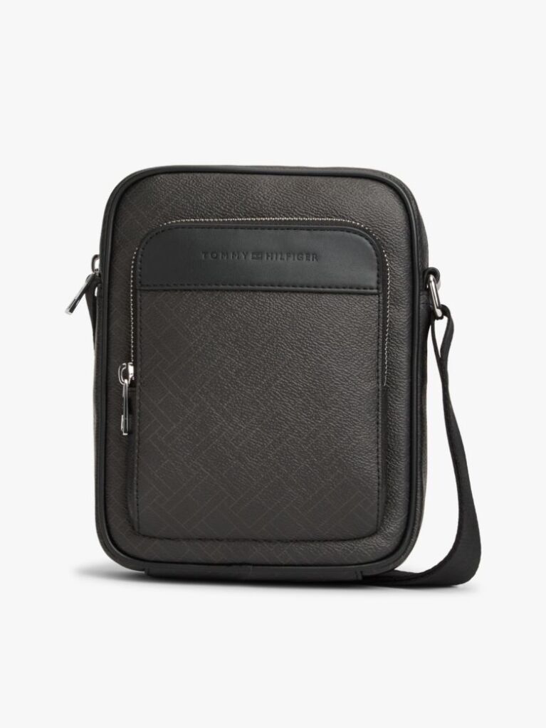 Negru Rucsac Hilfiger Cu Steag Hilfiger Cu Textura Mixta  Barbati