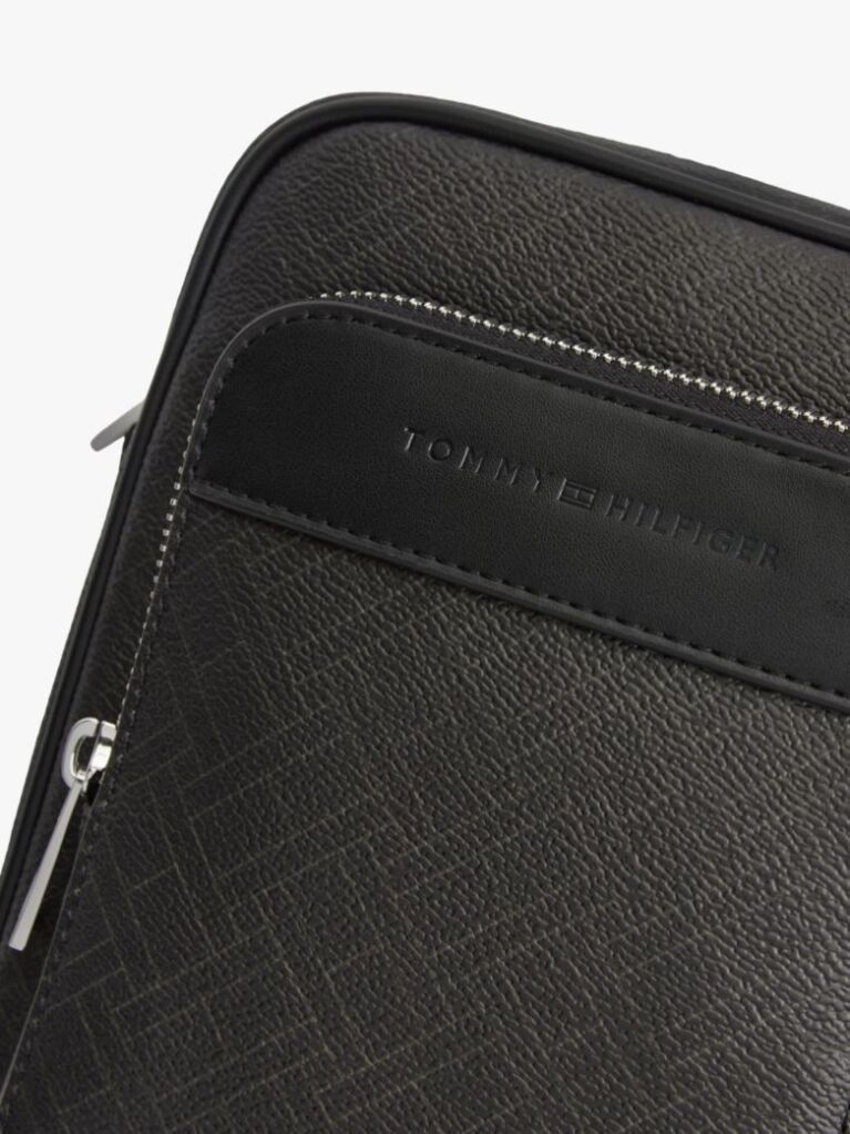Negru Rucsac Hilfiger Cu Steag Hilfiger Cu Textura Mixta  Barbati