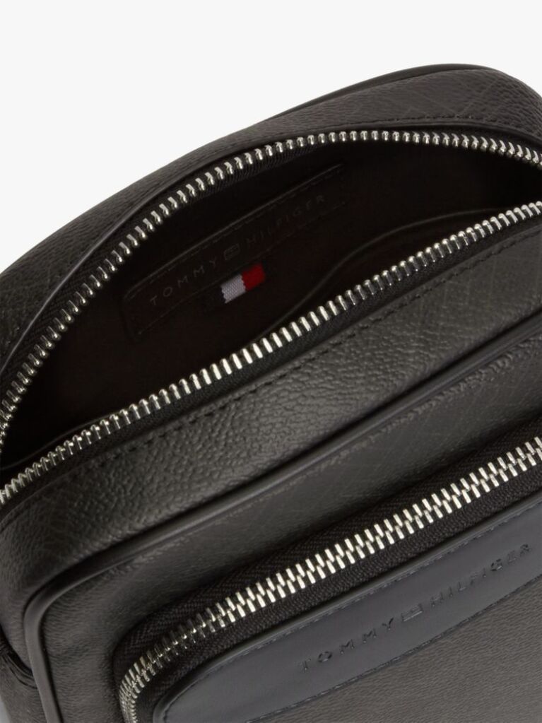 Negru Rucsac Hilfiger Cu Steag Hilfiger Cu Textura Mixta  Barbati