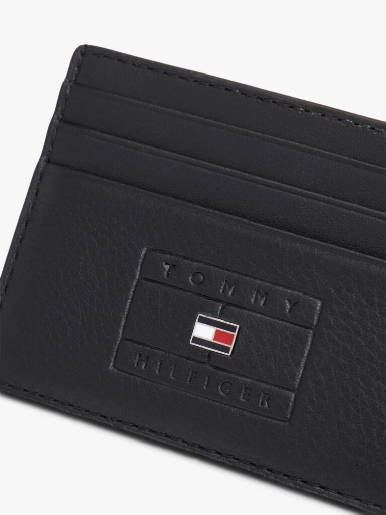Black Casual Leather Credit Card Holder  Men