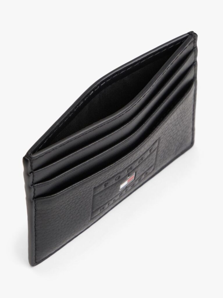 Black Casual Leather Credit Card Holder  Men