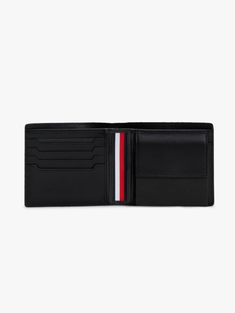 Black Flag Plaque Coin And Card Wallet  Men