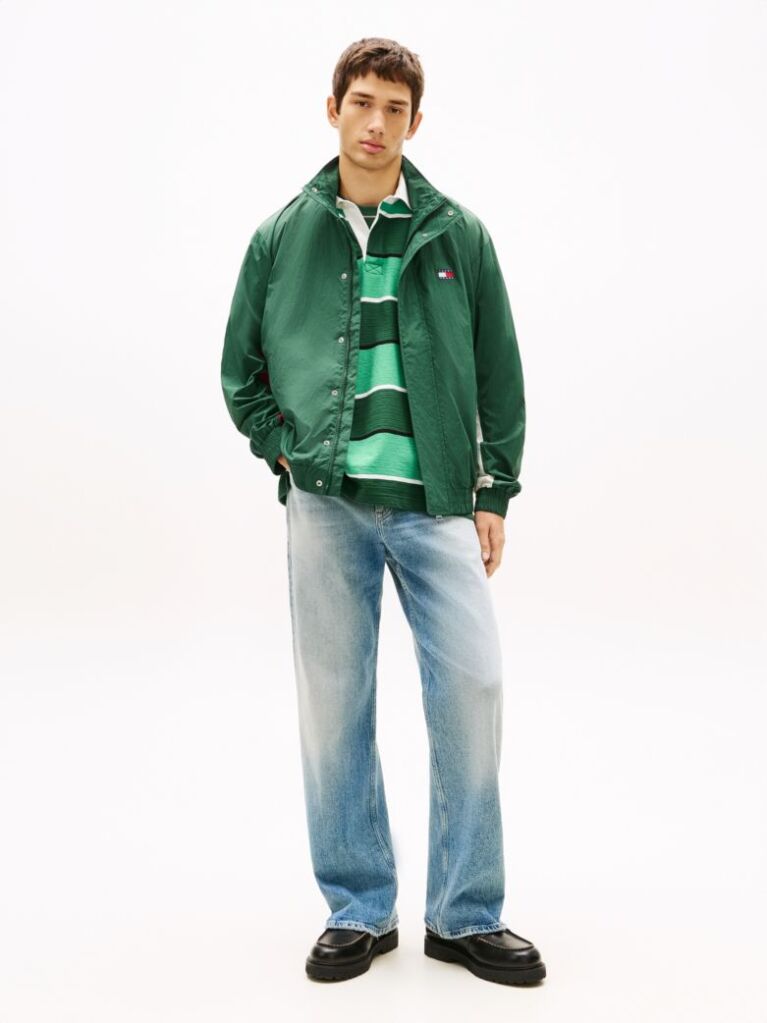 Green Flag Badge Back Logo Water Repellent Jacket  Men