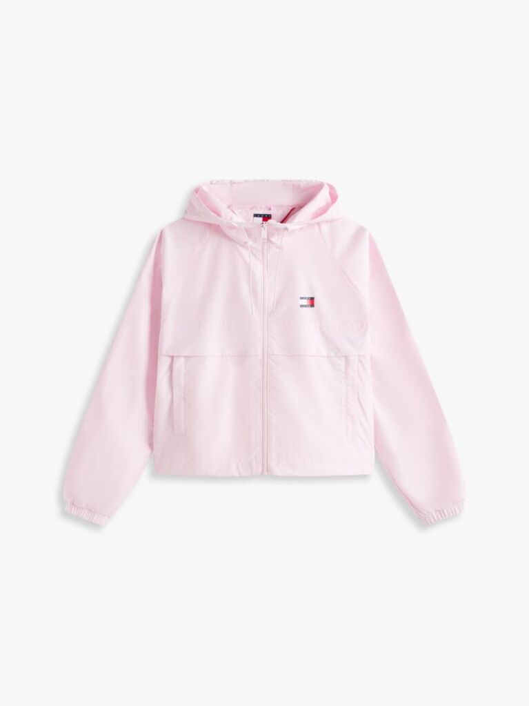 Pink Tommy Badge Windbreaker  Women