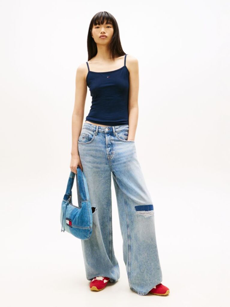 Blue Essential Top Cu Bretele   Femei