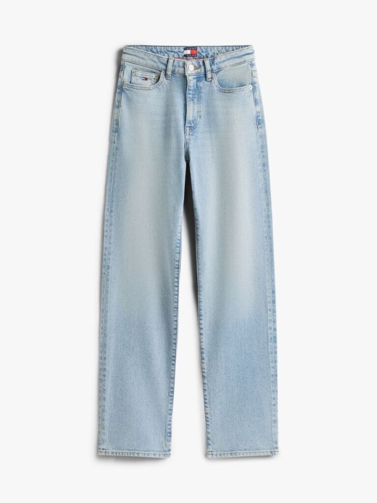 Denim Mid Rise Slim Straight Leg Jeans  Women