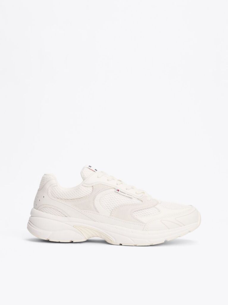 Bej Pantofi Sport In Textura Mixta Colour-Blocked  Barbati
