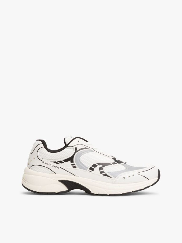Black Mixed Texture Archive Runners  Men