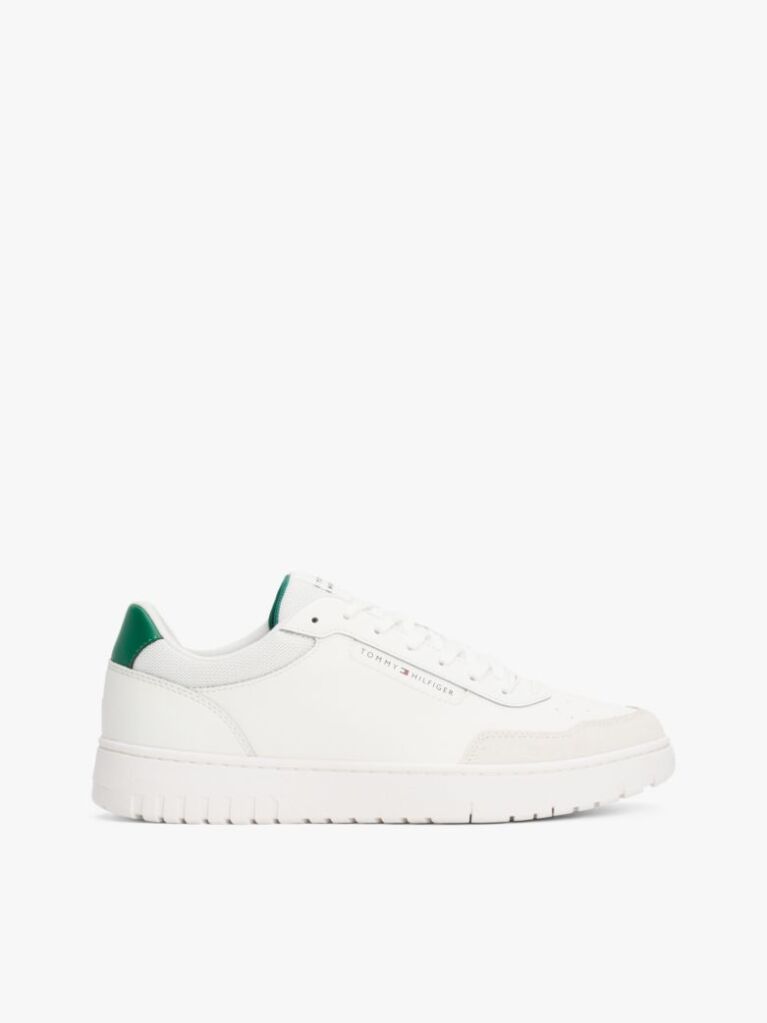 Bej Pantofi Sport De Baschet Cu Texturi Mixte  Barbati