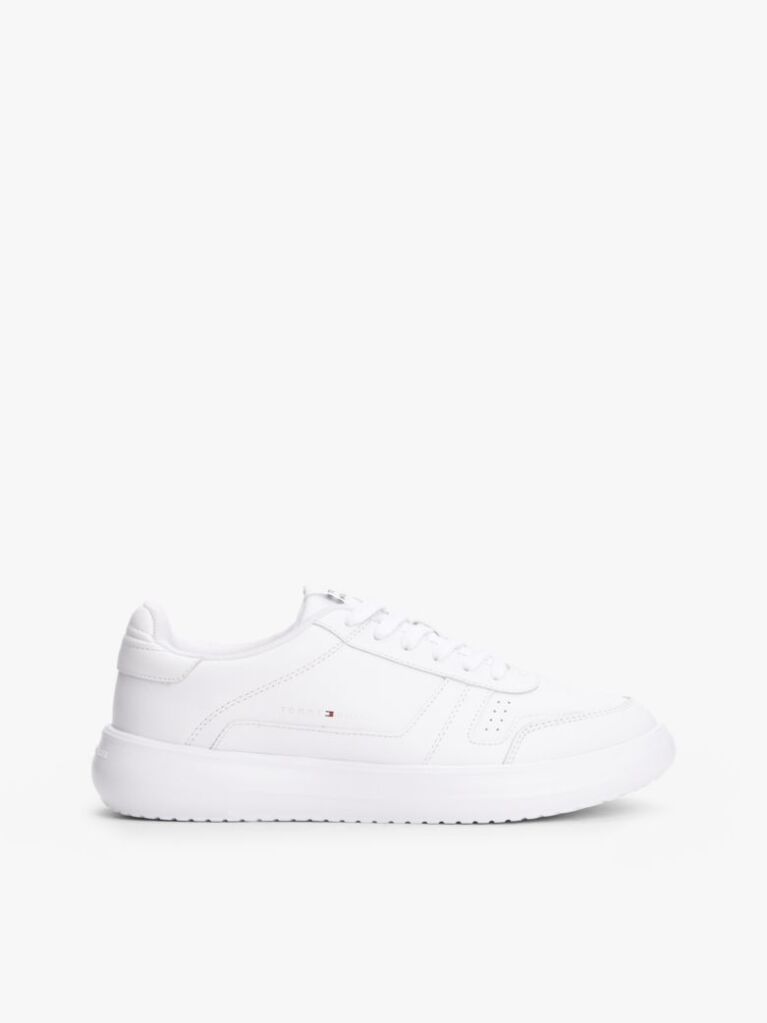 Alb Sneakers Din Piele Usori  Barbati
