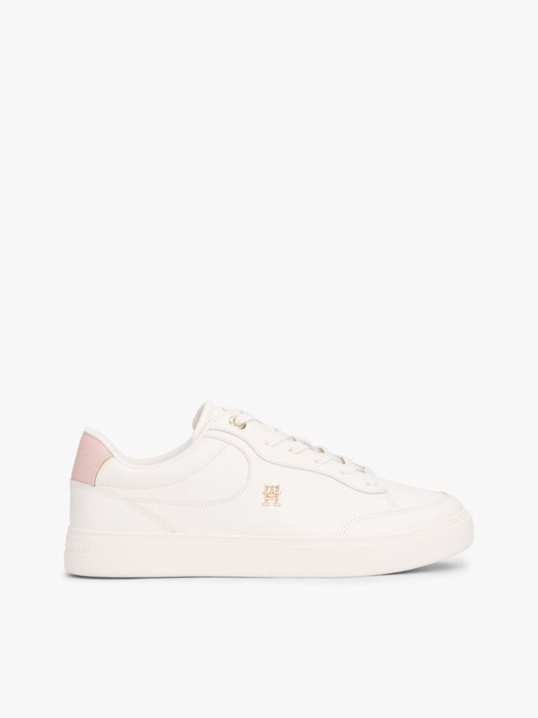 Alb Pantofi Sport Din Piele TH Monogram  Femei
