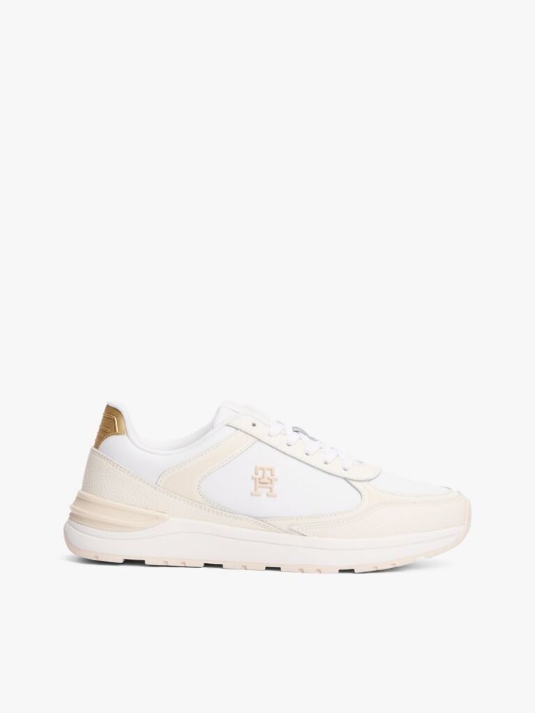 Alb Pantofi Sport Din Piele TH Monogram  Femei