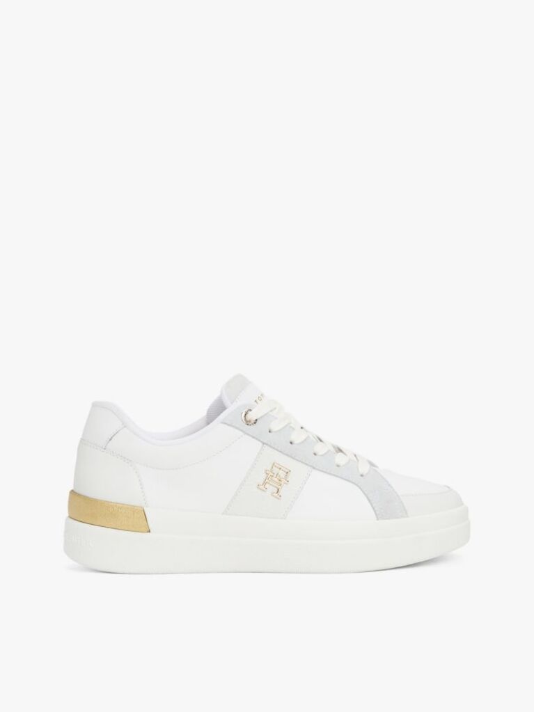 Alb Pantofi Sport De Teren Din Piele  Femei