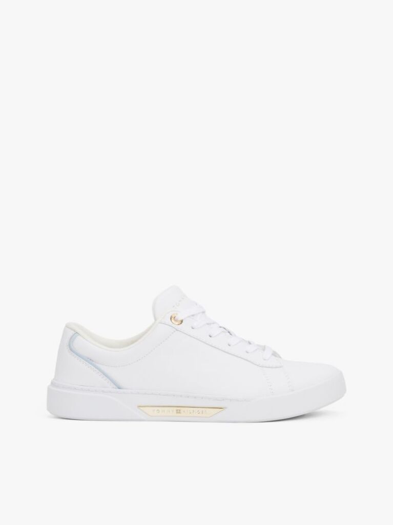 Alb Pantofi Sport De Teren Din Piele  Femei