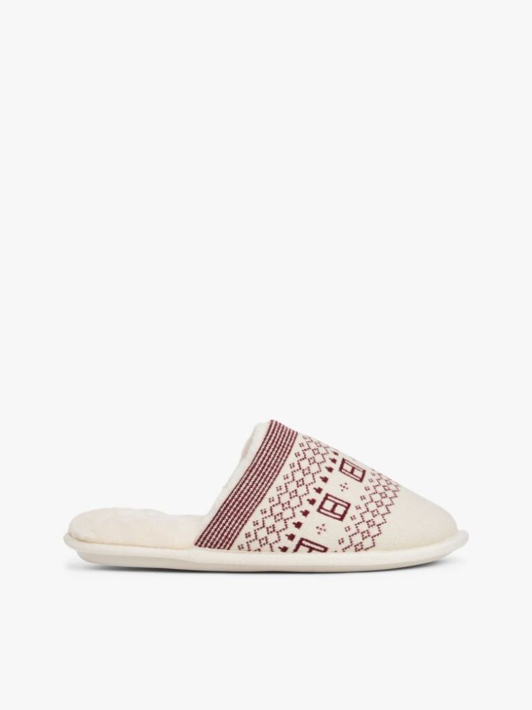 Multi Fair Isle Knit Slippers  Women