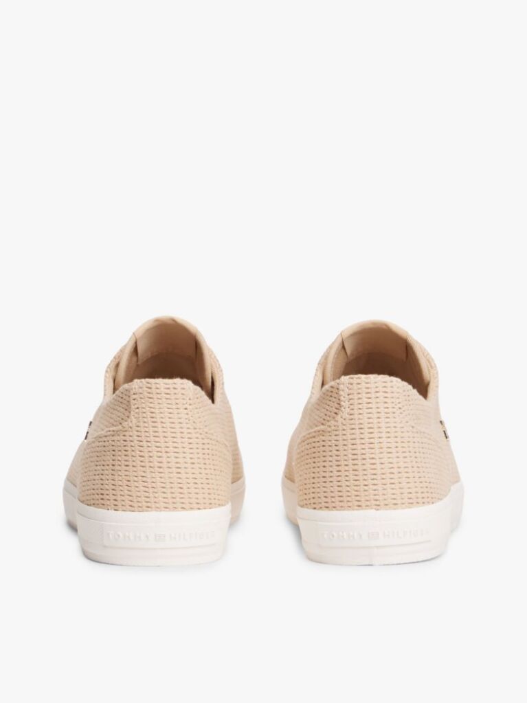 Beige TH Monogram Textured Trainers  Women