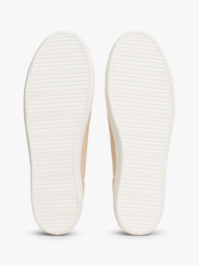 Beige TH Monogram Textured Trainers  Women