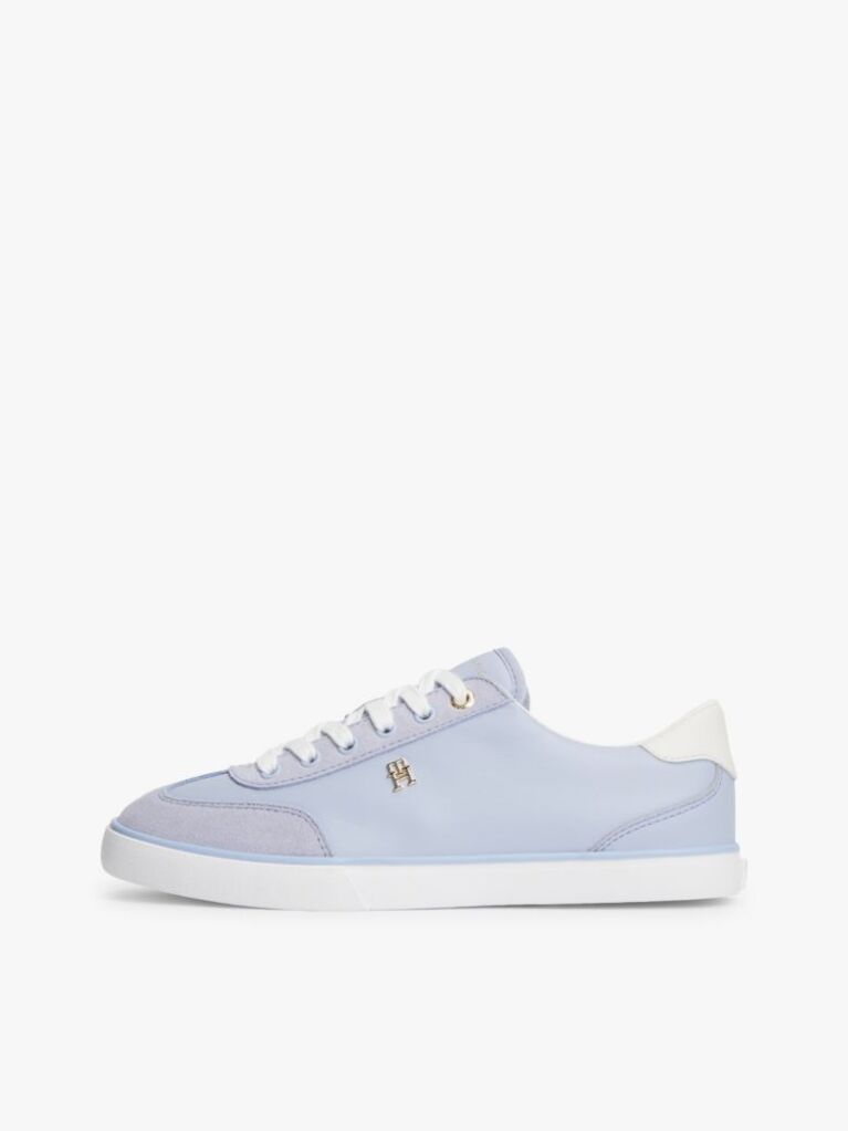 Blue Adidasi Vulcanizati Din Piele Cu Monograma TH  Femei