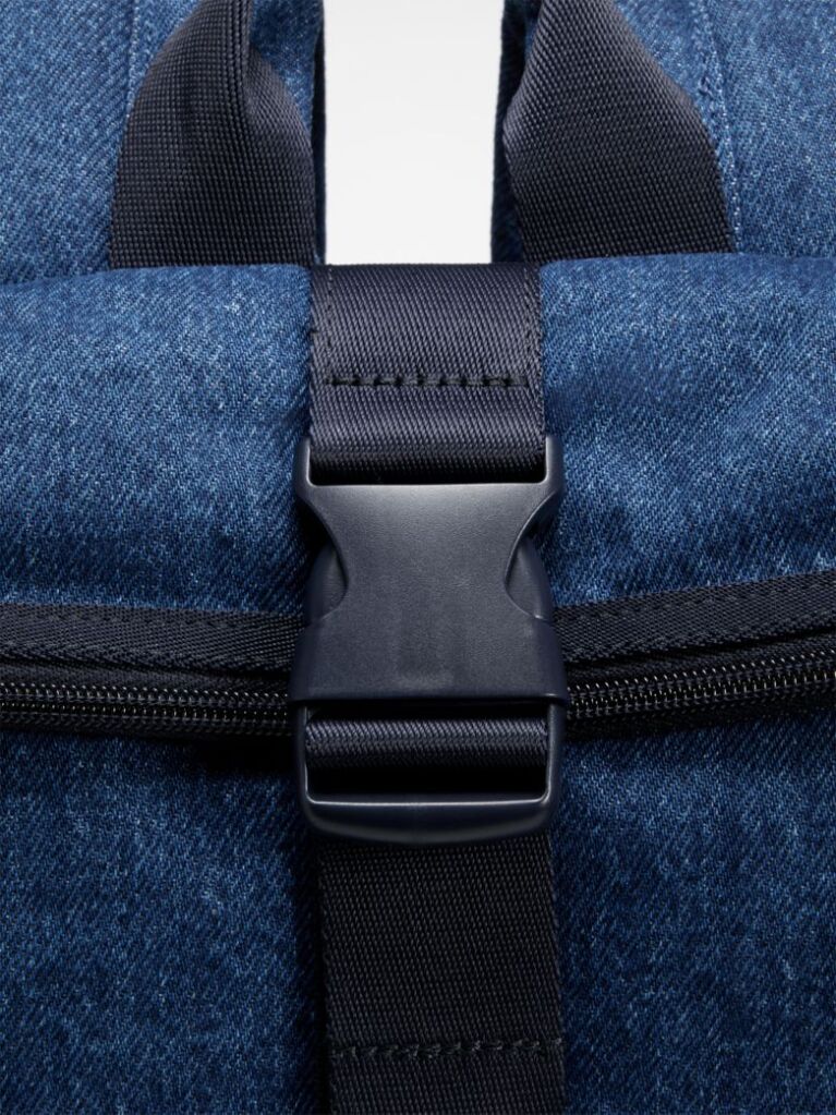 Denim Rucsac Din Denim Cu Logo  Copii unisex