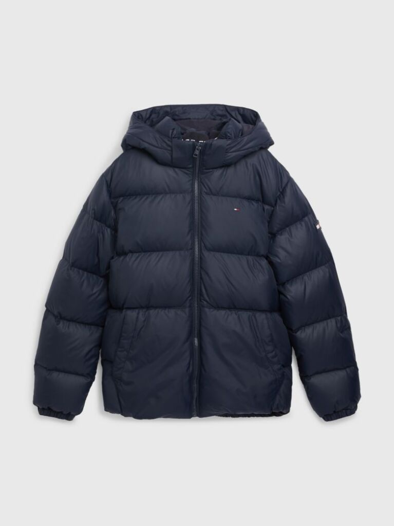 Blue Jacheta Essential Padded cu gluga  Baieti