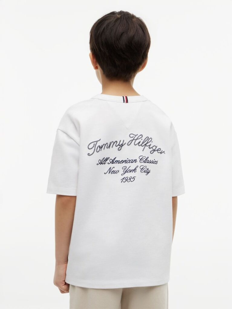 Alb T-Shirt Cu Logo Graphic  Baieti