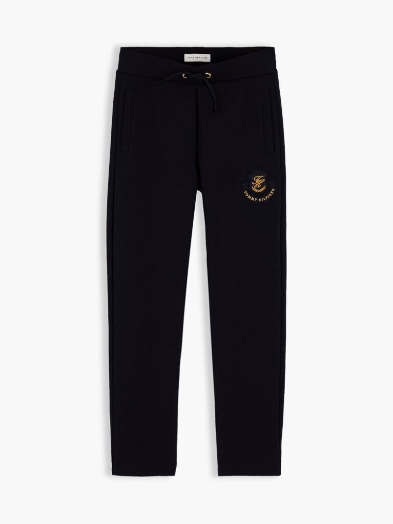 Negru Pantaloni Joggers Cu Logo  Baieti