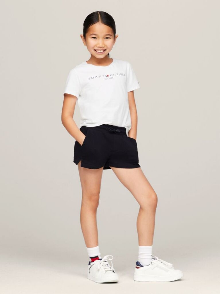 Blue Set Tricou Si Pantaloni Scurti  Fete