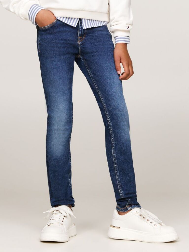 Blue Jeansi Skinny Mid Wash  Fete