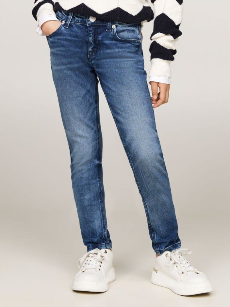 Blue Jeansi Skinny Nora Decolorati  Fete