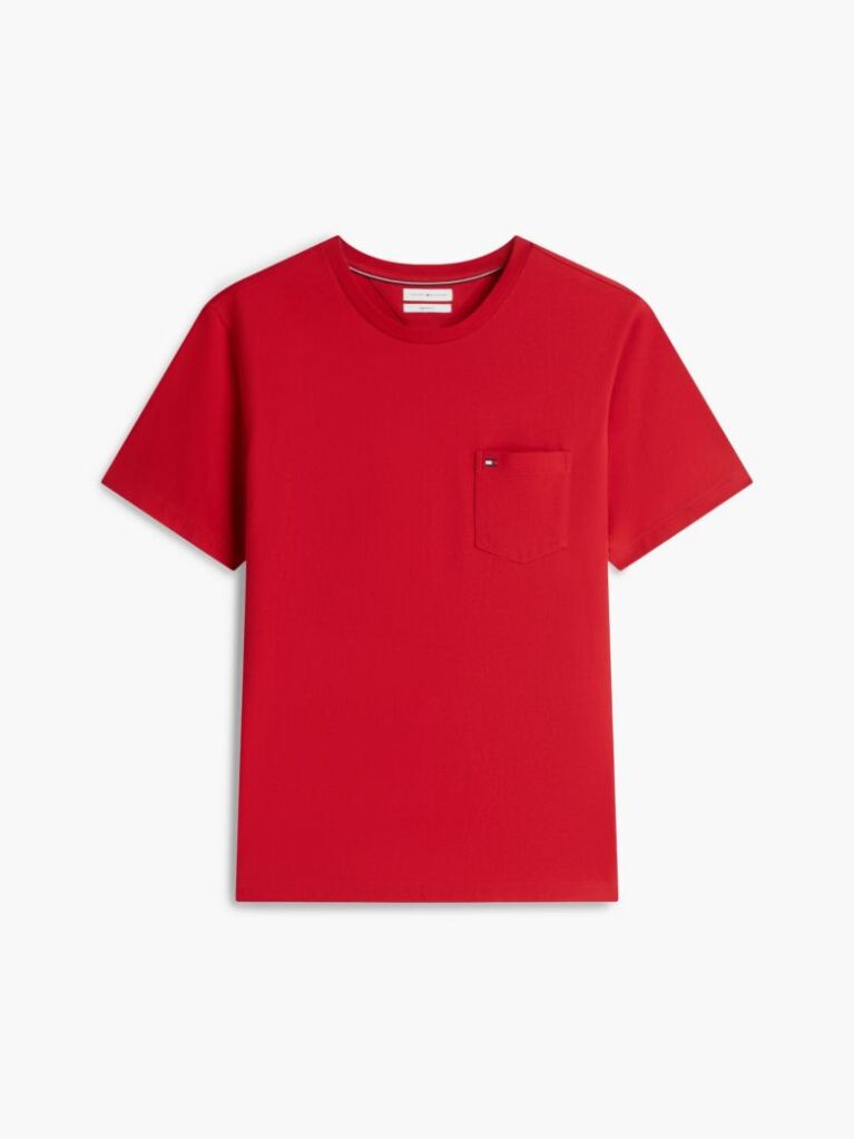 Red Patch Pocket T-Shirt  Men